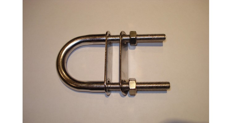 U - skrūve, Aisi316,  5mm x 80mm