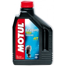 Eļļa 4-taktu laivas motoram, Motul, 10W40, 2 Litri